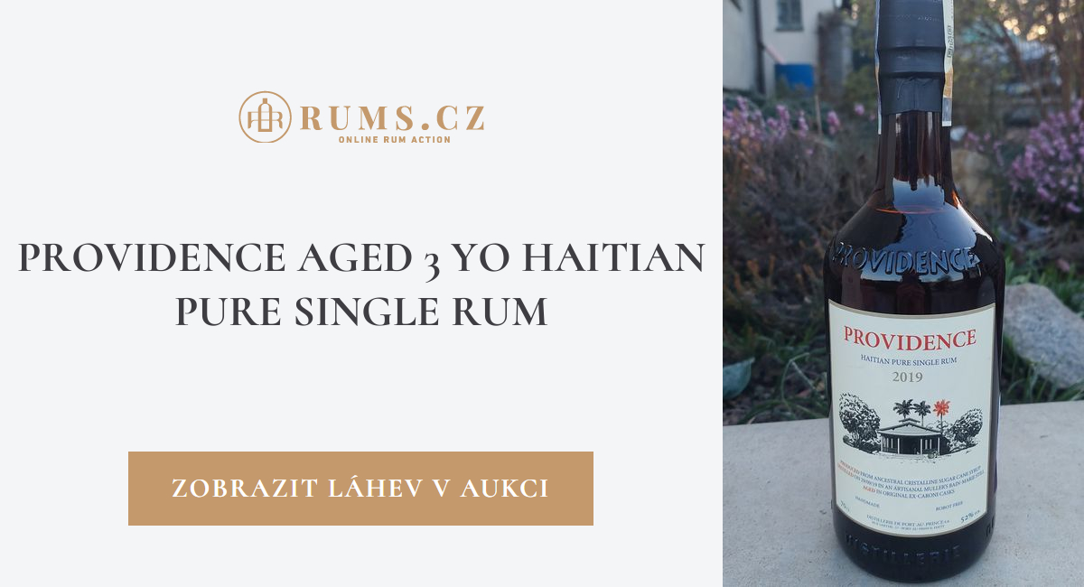 Providence Aged 3 YO Haitian Pure Single Rum | Rums.cz
