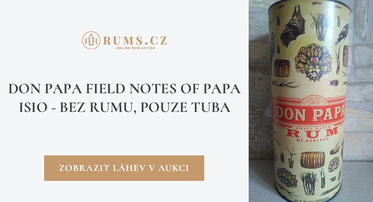 Don Papa Field Notes of Papa Isio - Bez rumu, pouze tuba | Rums.cz